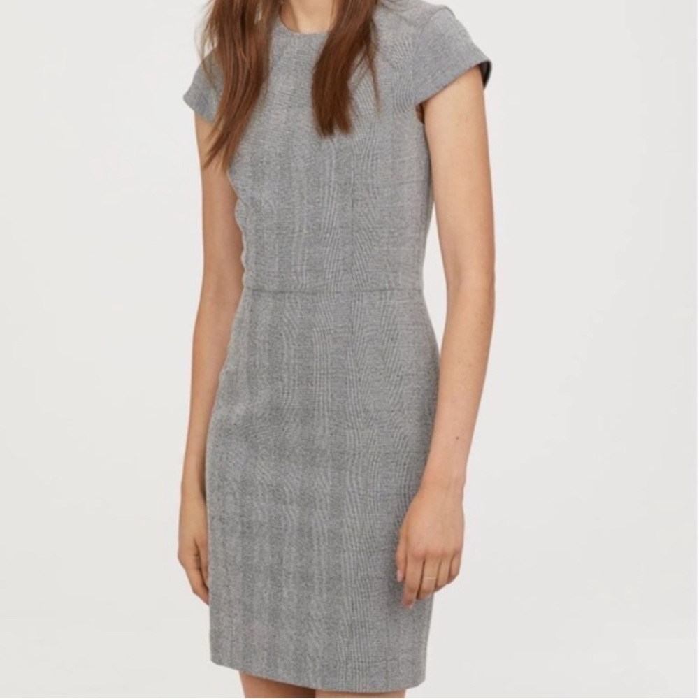 H&M Gray Business Professional Dress
